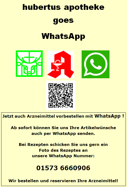 ApothekeWemmetsweiler goes WhatsApp 0703 2017